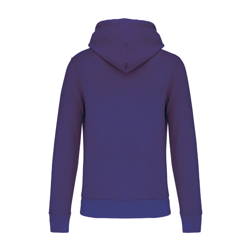 Sweat violet foncé à personnaliser dans le dos