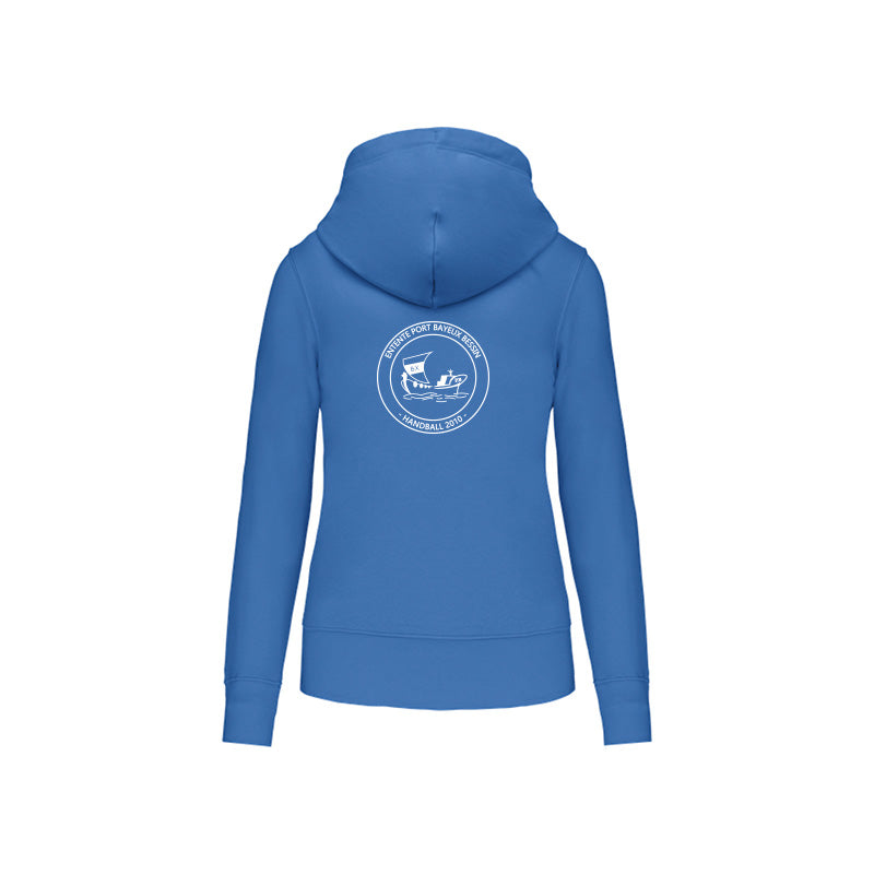 Dos du sweat Entente Port Bayeux Bessin pour femme avec logo