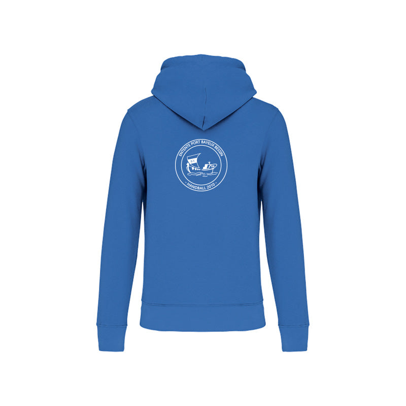 Dos du sweat Entente Port Bayeux Bessin pour homme avec logo