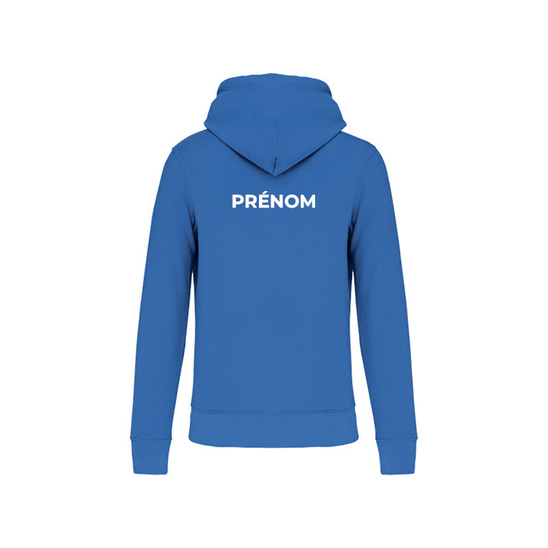Dos du sweat Entente Port Bayeux Bessin pour homme avec prénom