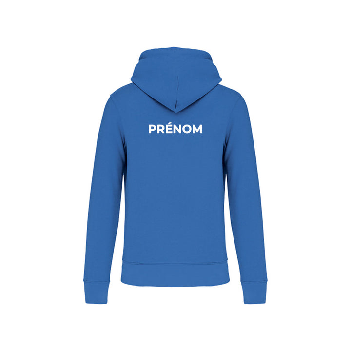 Dos du sweat Entente Port Bayeux Bessin pour homme avec prénom