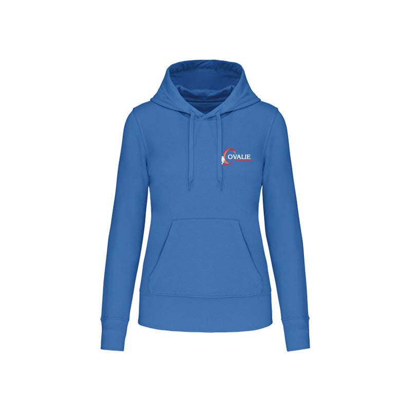 Coeur du sweat-shirt à capuche Ovalie pour femme