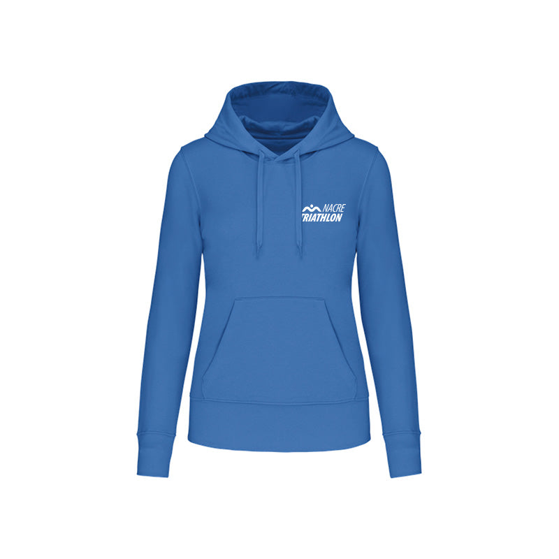 Sweat-shirt à capuche Nacre Triathlon pour femme
