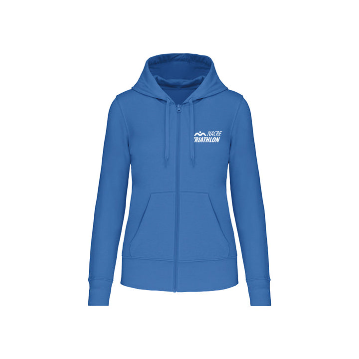 Sweat-shirt zippé Nacre Triathlon pour femme