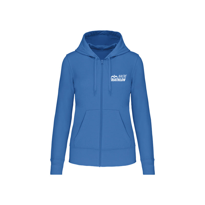 Sweat-shirt zippé Nacre Triathlon pour femme
