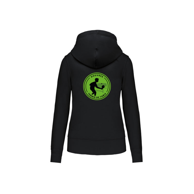 Sweat-shirt à capuche Douvres Tennis de Table pour femme