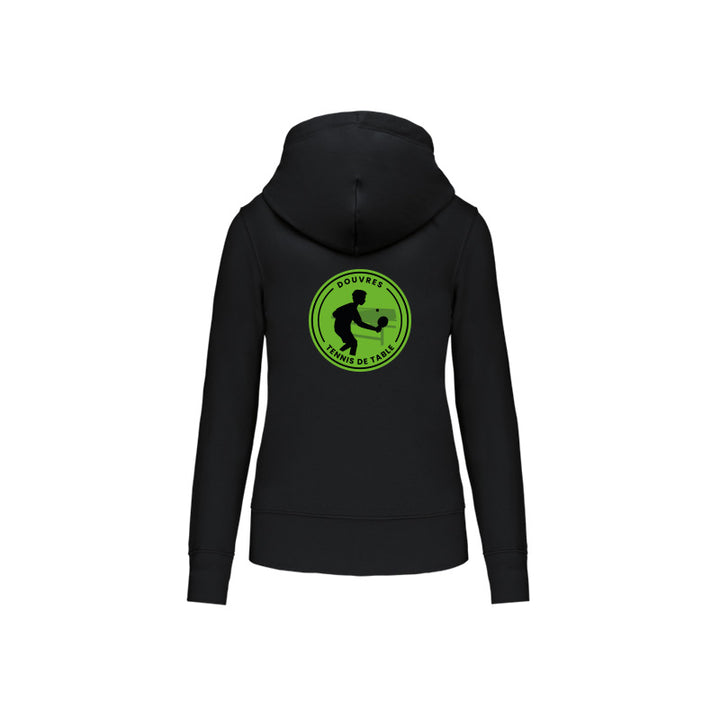 Sweat-shirt à capuche Douvres Tennis de Table pour femme