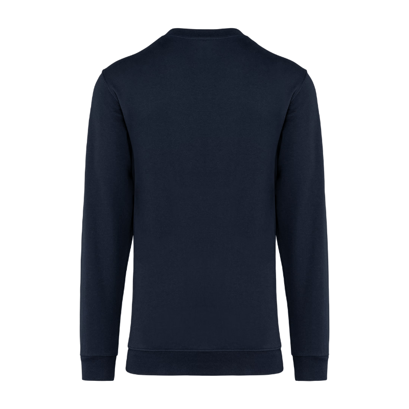 Sweat bleu marine à personnaliser sur le coeur la poitrine ou le dos