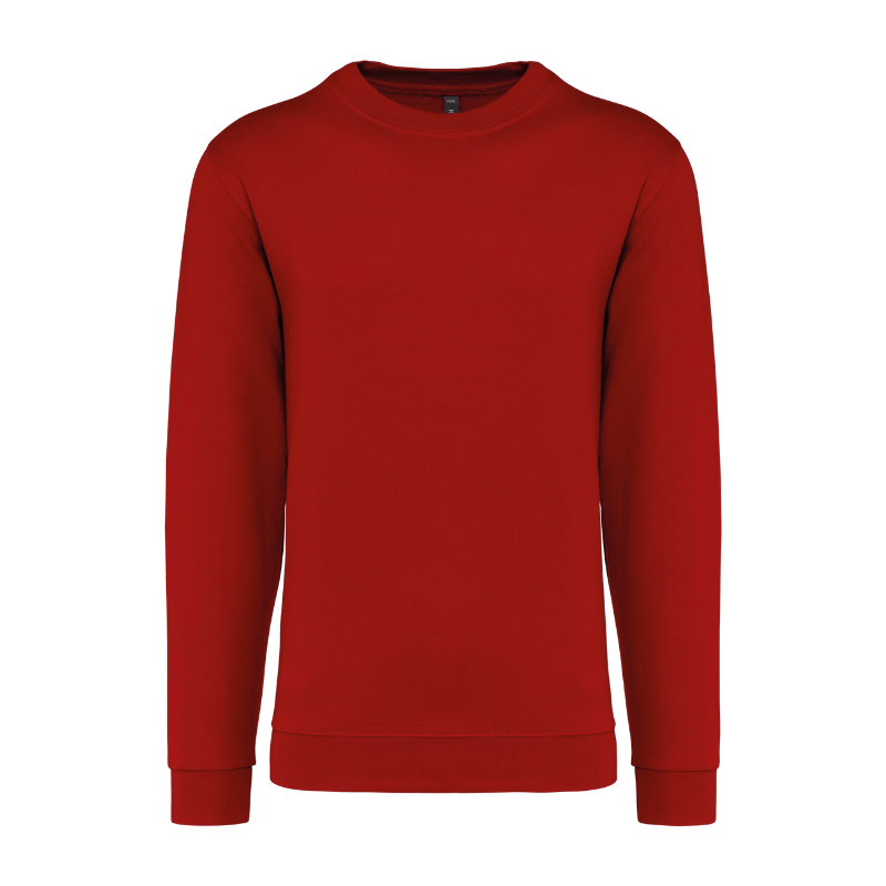 Impression avant sweat rouge personnalisation