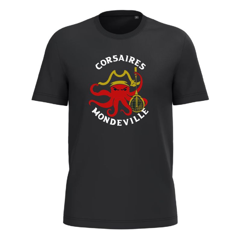 T-shirt badminton Corsaires