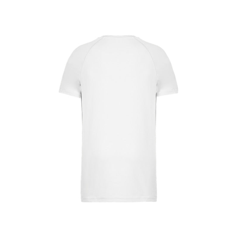 Dos du t-shirt de sport à manches courtes pour homme