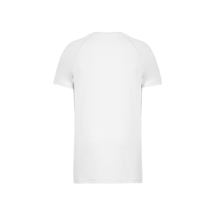Dos du t-shirt de sport à manches courtes pour homme