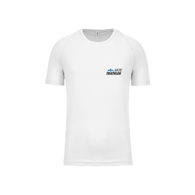 T-shirt de sport à manches courtes Nacre Triathlon pour homme