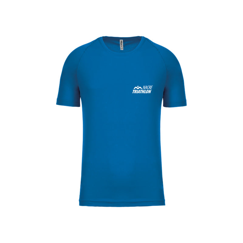 T-shirt de sport à manches courtes Nacre Triathlon pour enfant bleu roi