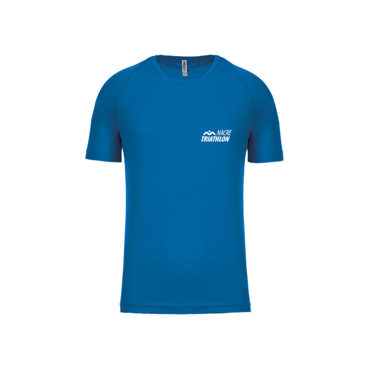 T-shirt de sport à manches courtes Nacre Triathlon pour enfant bleu roi