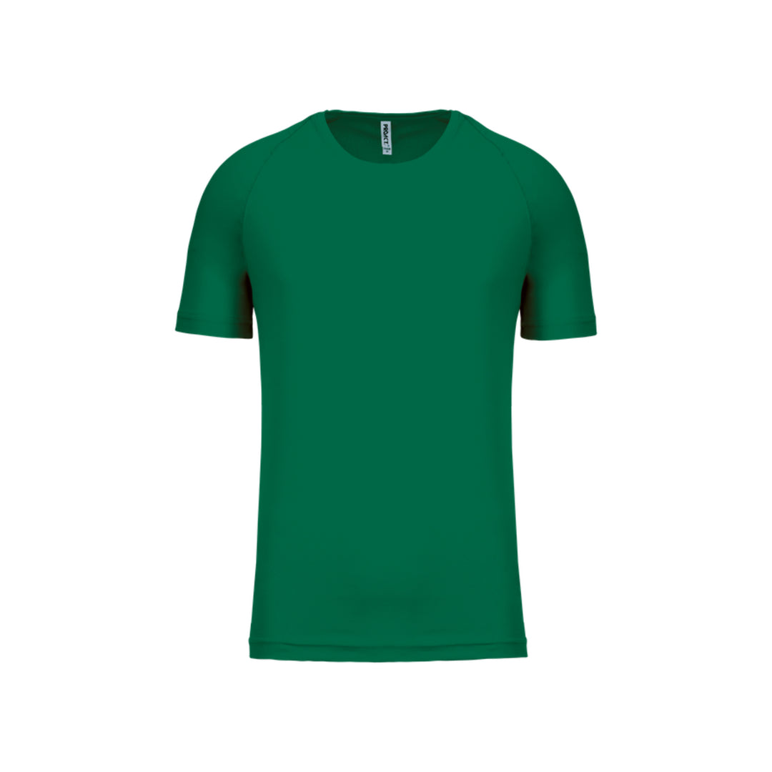 T-shirt de sport à manches courtes personnalisable pour homme vert