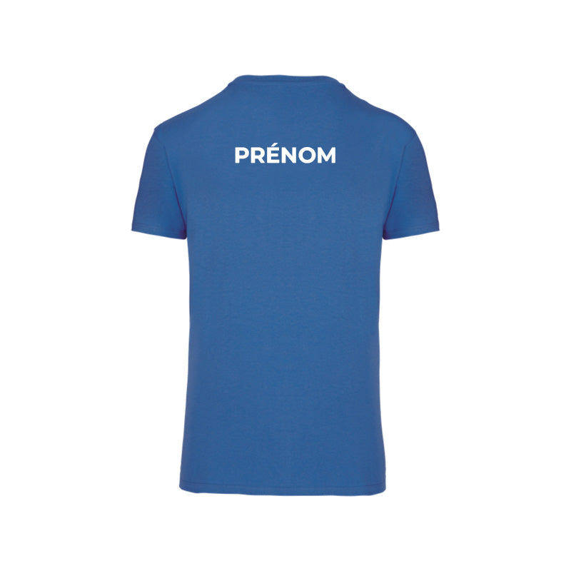 Dos du t-shirt à manches courtes Entente Port Bayeux Bessin pour homme avec prénom