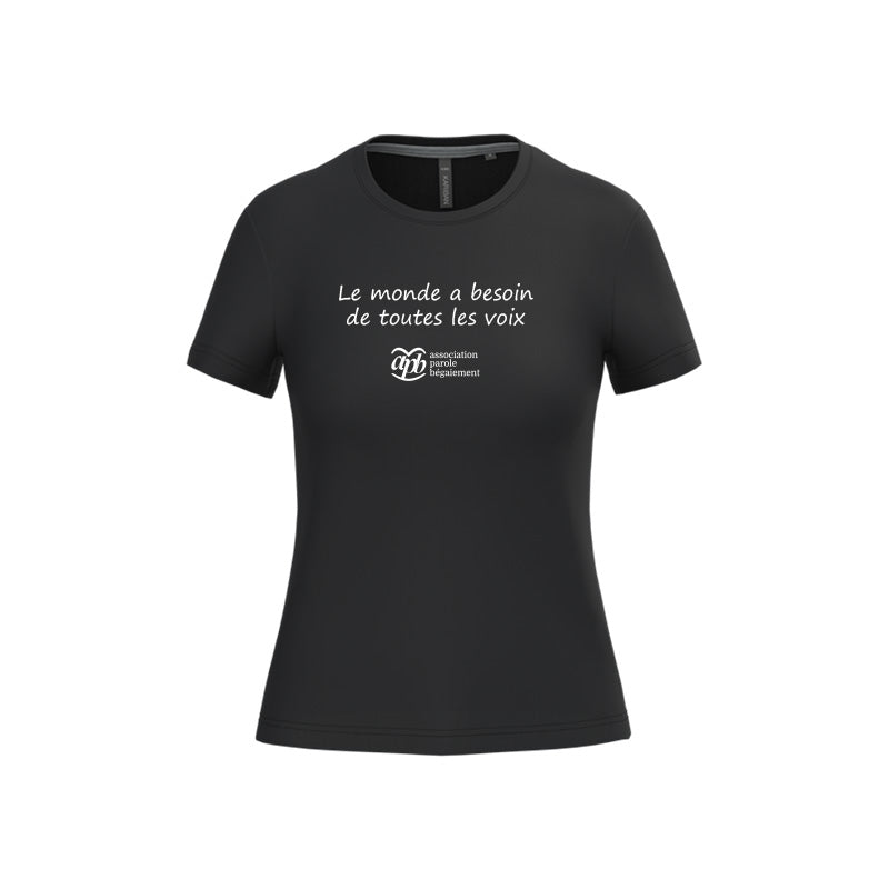 T-shirt à manches courtes - Le monde a besoin de toutes les voix