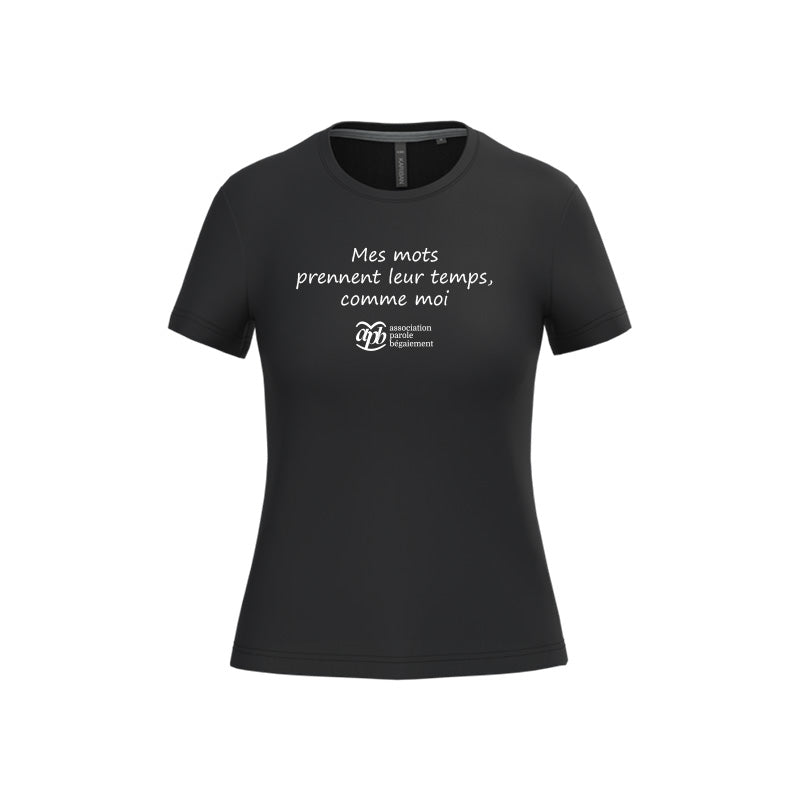 T-shirt à manches courtes - Mes mots prennent leur temps, comme moi