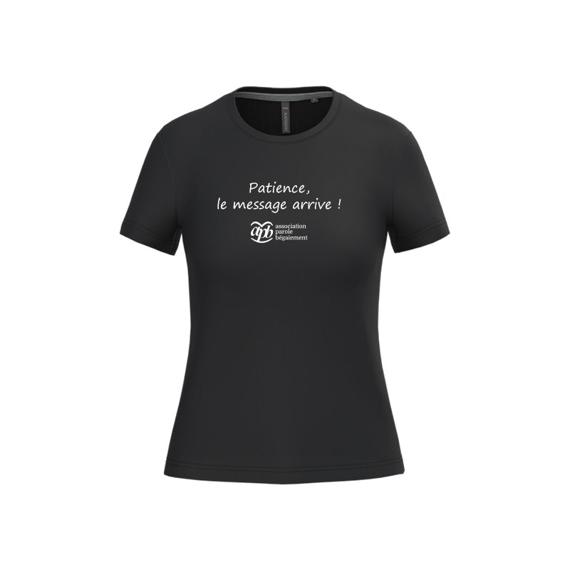 T-shirt à manches courtes - Patience, le message arrive !
