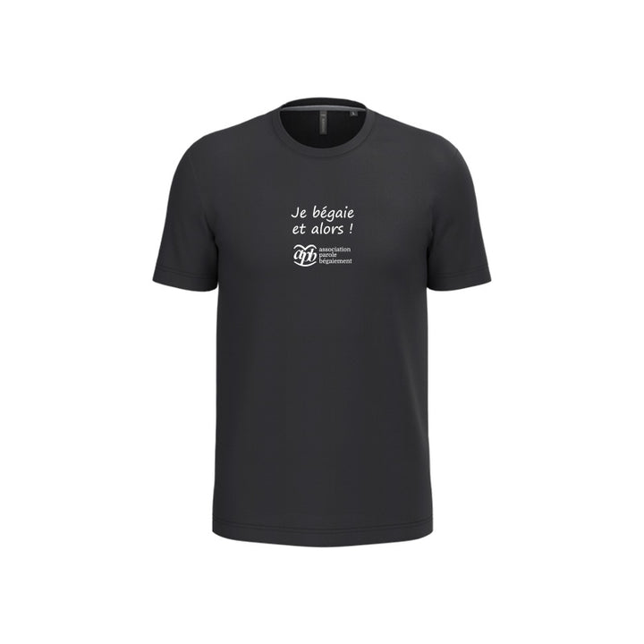 T-shirt à manches courtes "Je bégaie et alors !"