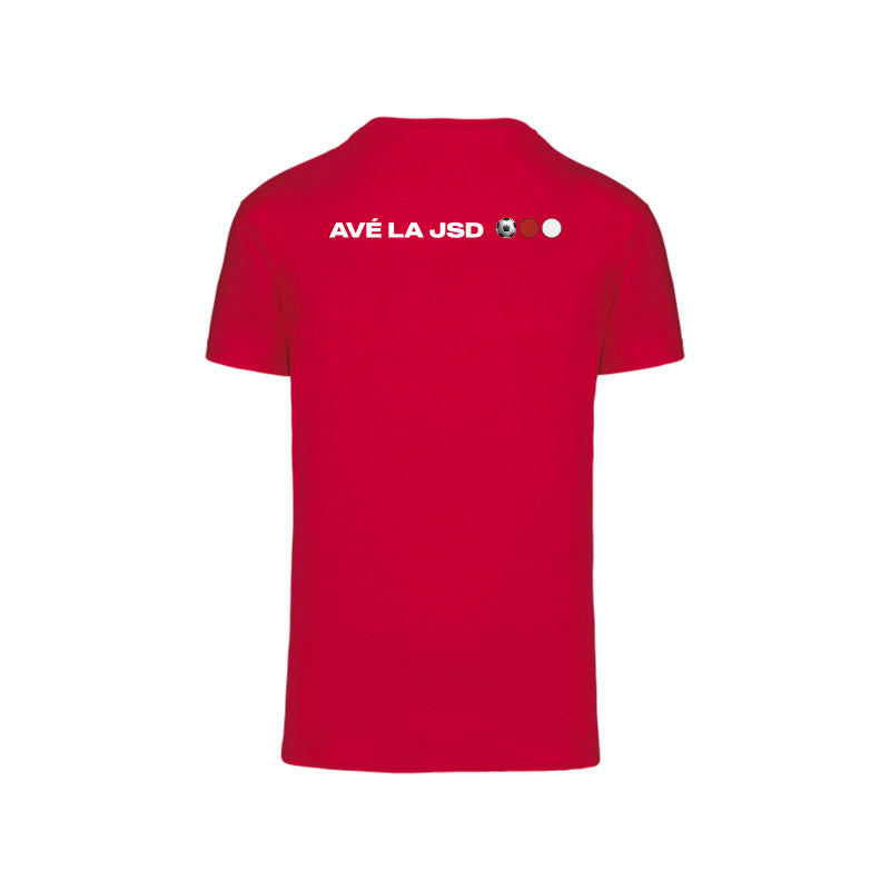 Dos du t-shirt à manches courtes JS Douvres pour homme avec logo