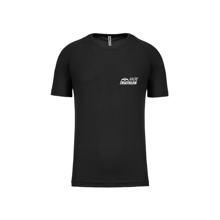 T-shirt de sport à manches courtes Nacre Triathlon pour enfant noir