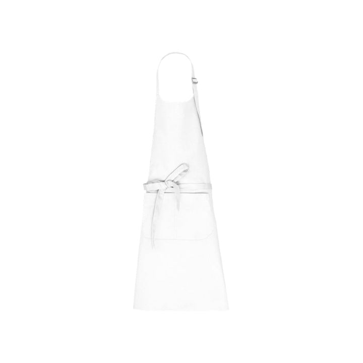Tablier blanc en coton personnalisable