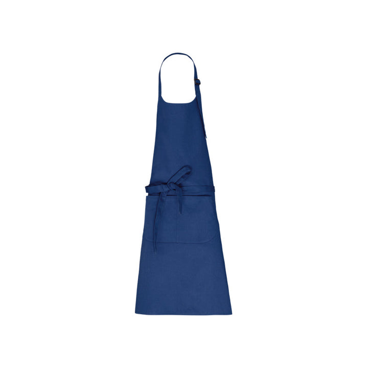 Tablier bleu marine en coton personnalisable