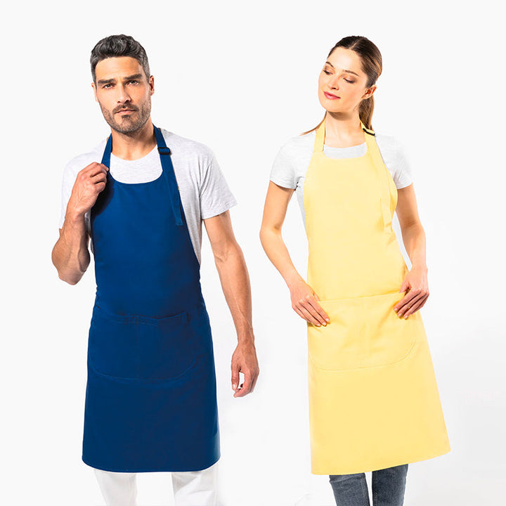 Tablier en coton unisexe personnalisé