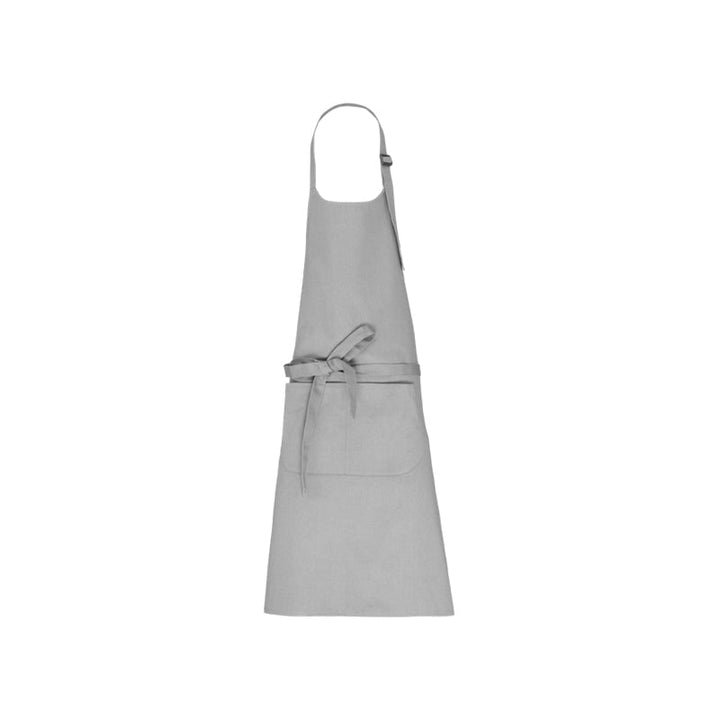 Tablier gris en coton personnalisable
