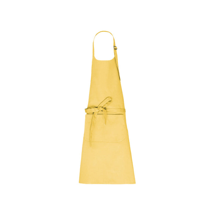 Tablier jaune en coton personnalisable
