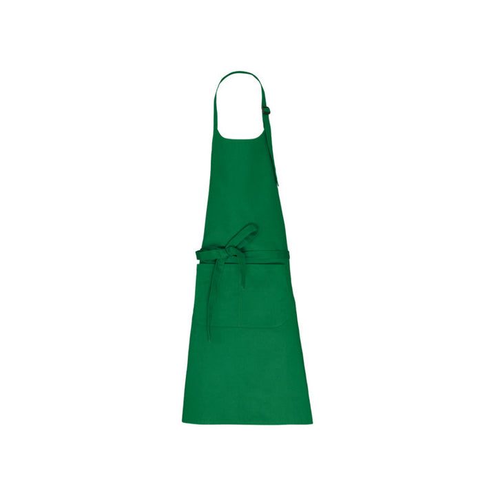 Tablier vert en coton personnalisable