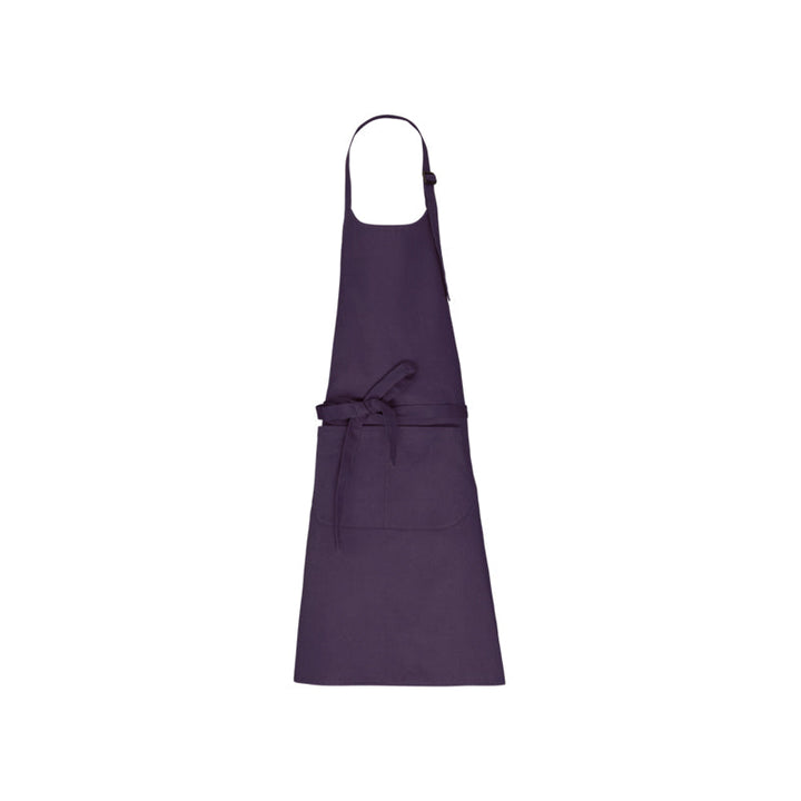 Tablier violet en coton personnalisable