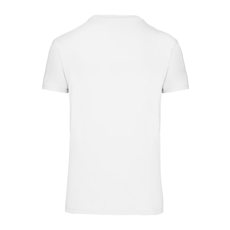 Tee-shirt blanc en coton bio imprimé en France