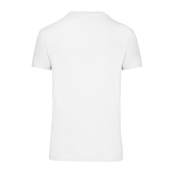 Tee-shirt blanc en coton bio imprimé en France