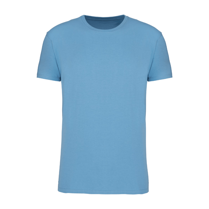 T-shirt bleu coupe unisexe à personnaliser