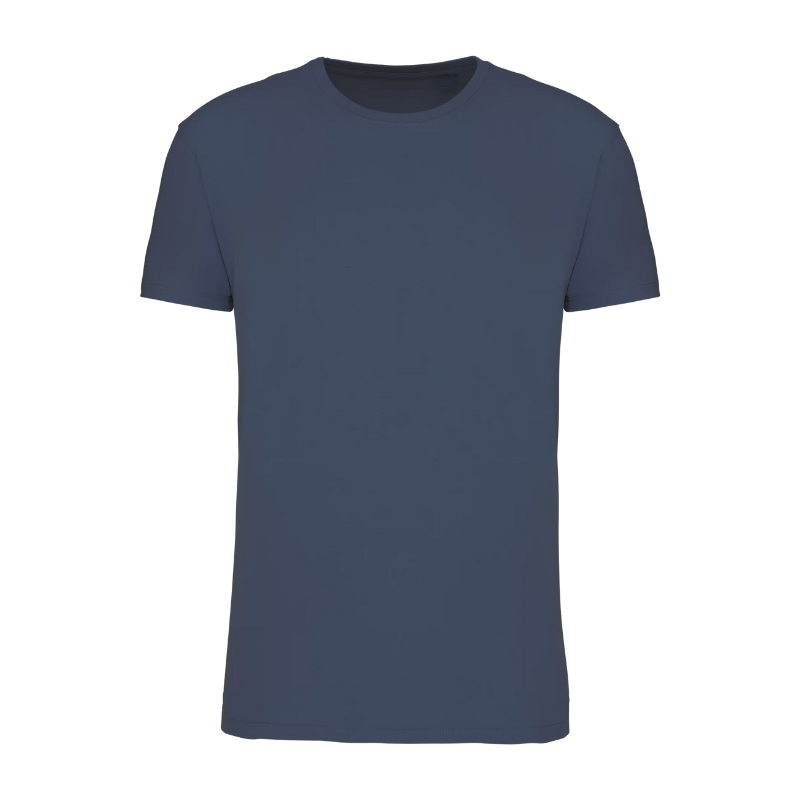 Tshirt bleu foncé à personnaliser avec logo image texte et visuel design