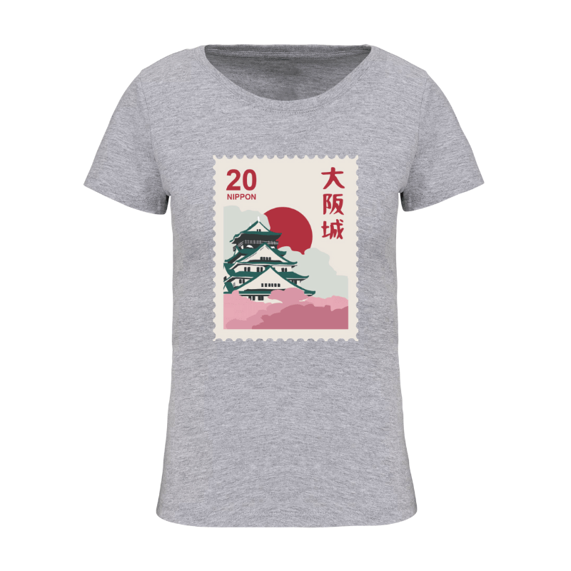 Tee-shirt personnalisé avec des photos, logos, dessins et texte sur tissu gris en France dans notre Atelier du Dealer