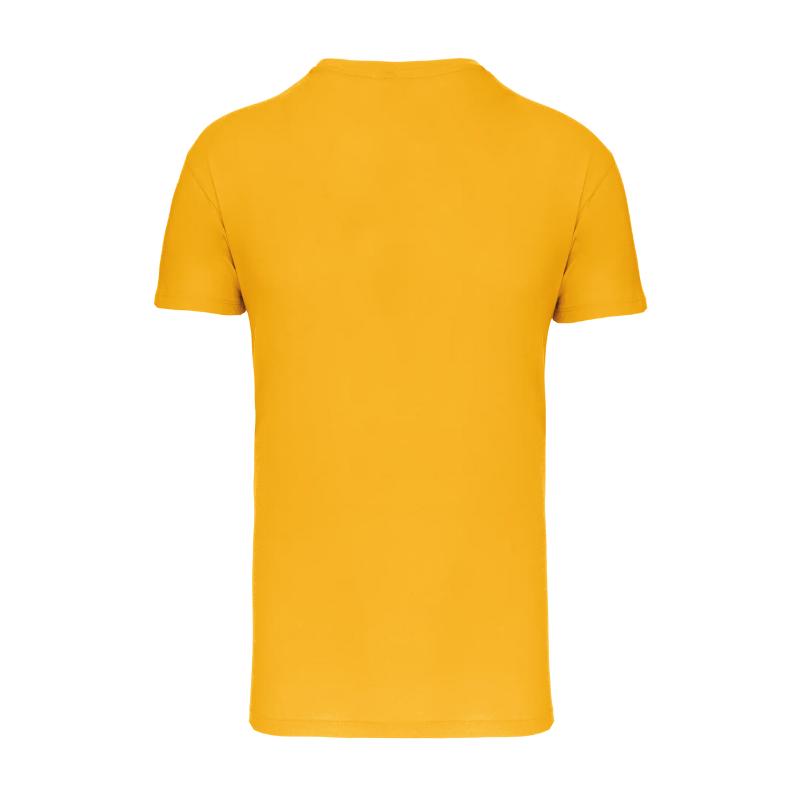 Tshirt jaune à imprimer dans le dos