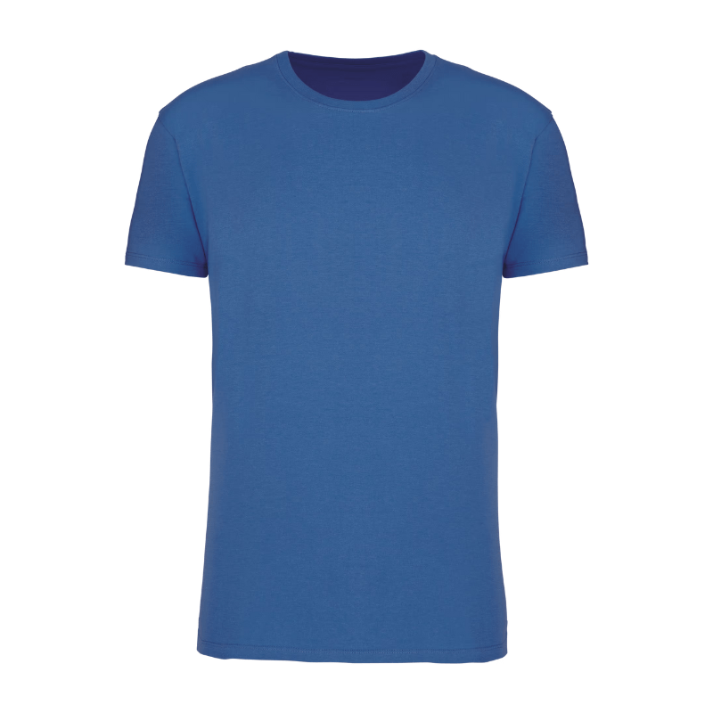 Tshirt à personnaliser bleu royal clair avec photo texte ou logo