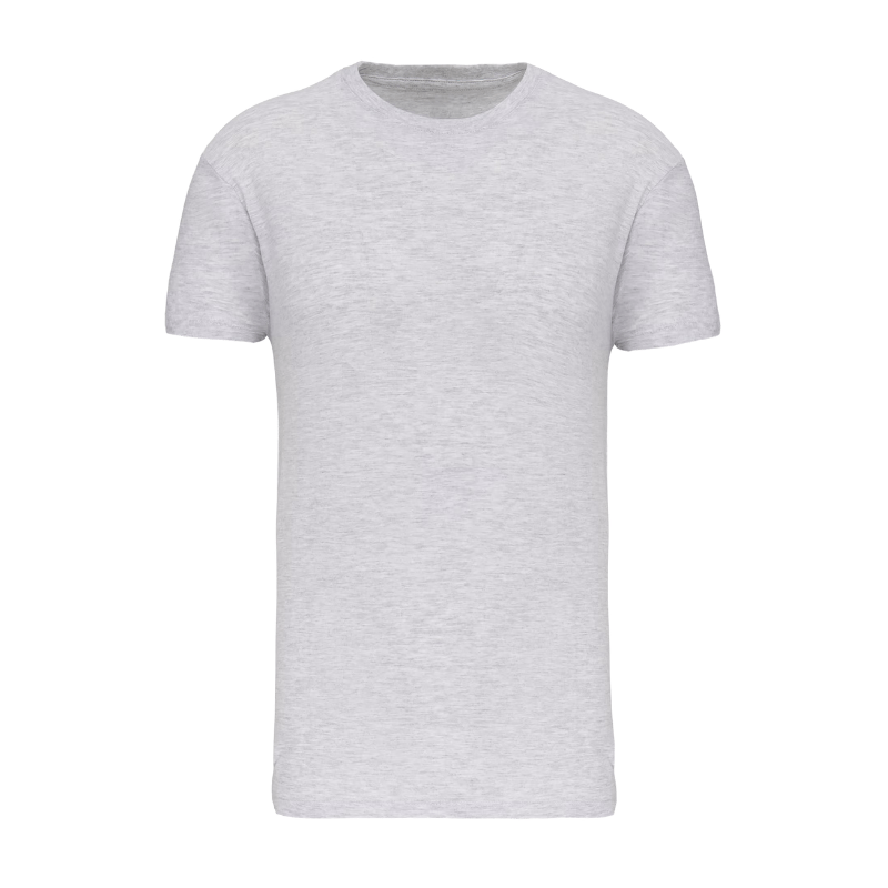 Tshirt gris chiné clair à personnaliser