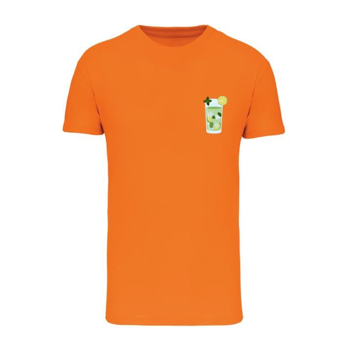 Marquage tee-shirt orange Atelier du Dealer