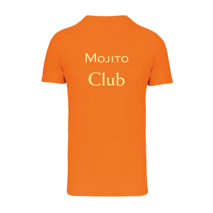 Marquage tee-shirt orange idée de cadeau personnalisé