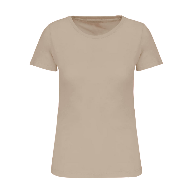 Flocage tee-shirt femme beige Atelier du Dealer