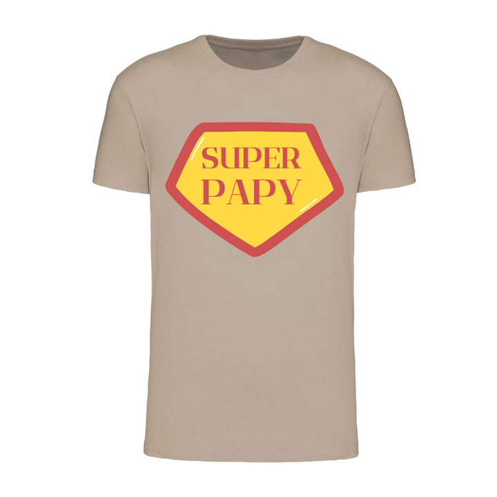 Tshirt personnalisé super Papy idéal à offrir