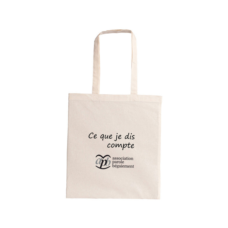 Tote-bag - Ce que je dis compte