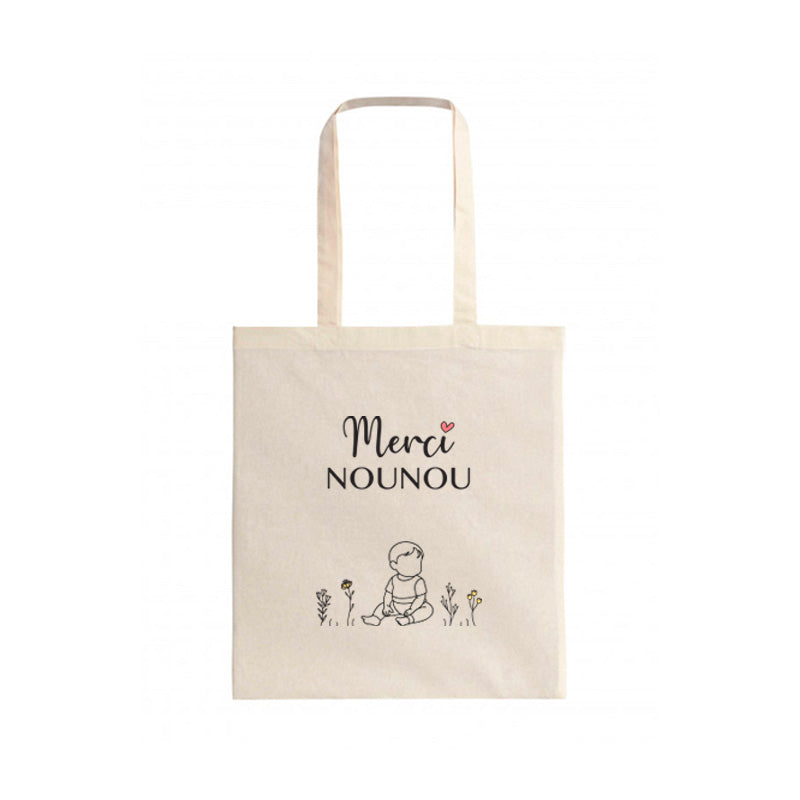 Tote-bag "Merci Nounou"