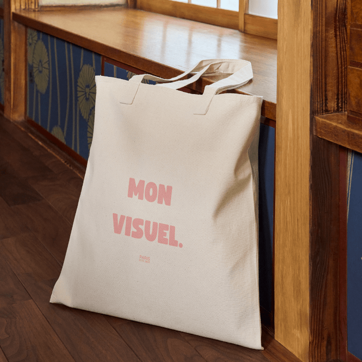 Impression tote bag tendance visuel sur coton