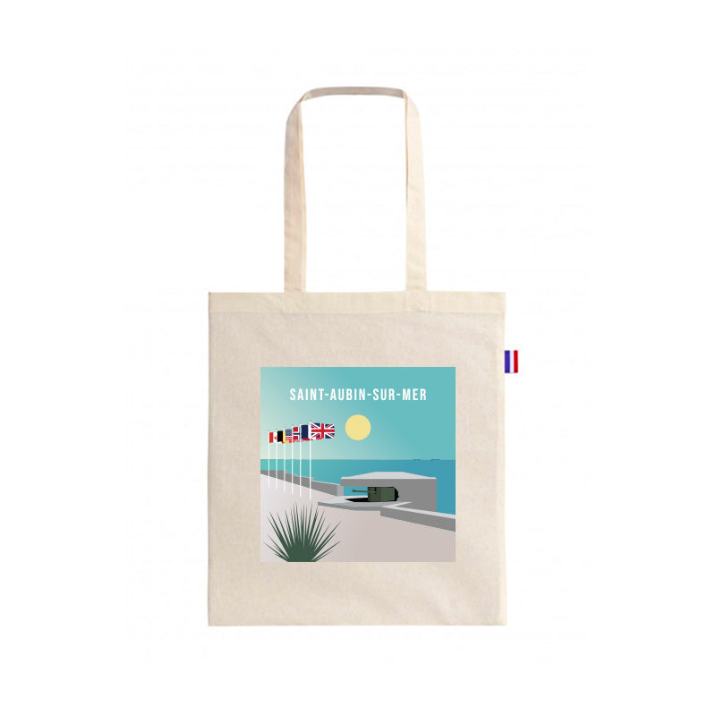 Tote-bag made in France de Saint-Aubin-sur-Mer